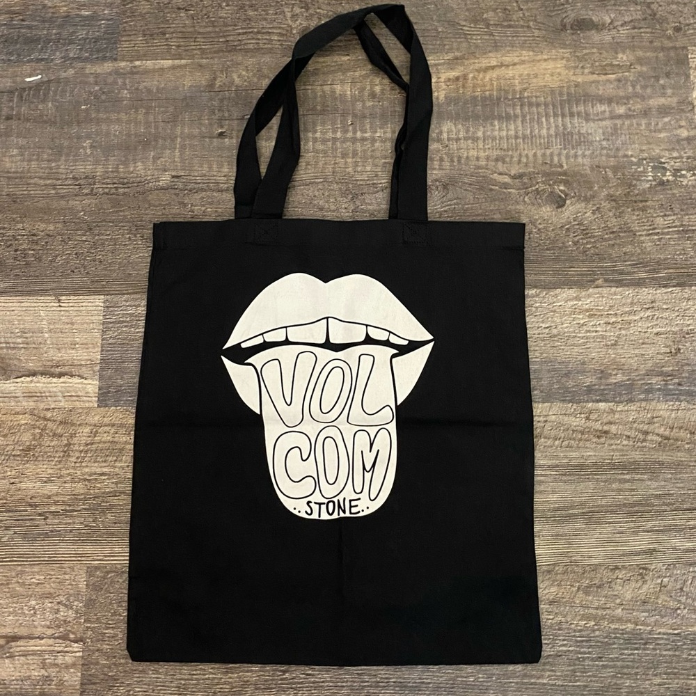 BRAND NEW! VOLCOM Black Tote Bag